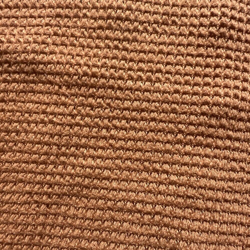 She + Sky Sweater Women’s Large Orange Long Sleeve Knit Pullover - Picture 2 of 5